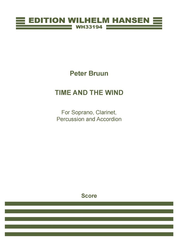 Time And The Wind (Score)